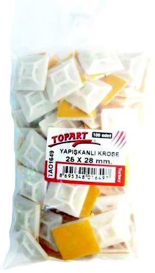 Topart TA01649 Yapışkan Kroşe 100’lü Paket