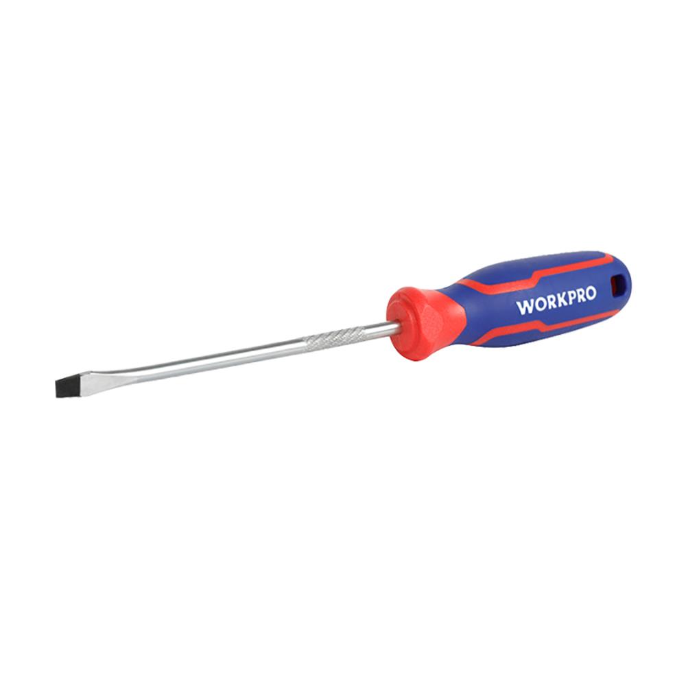WORKPRO WP221020 6.5x150mm CR-V Manyetik Profesyonel Düz Tornavida
