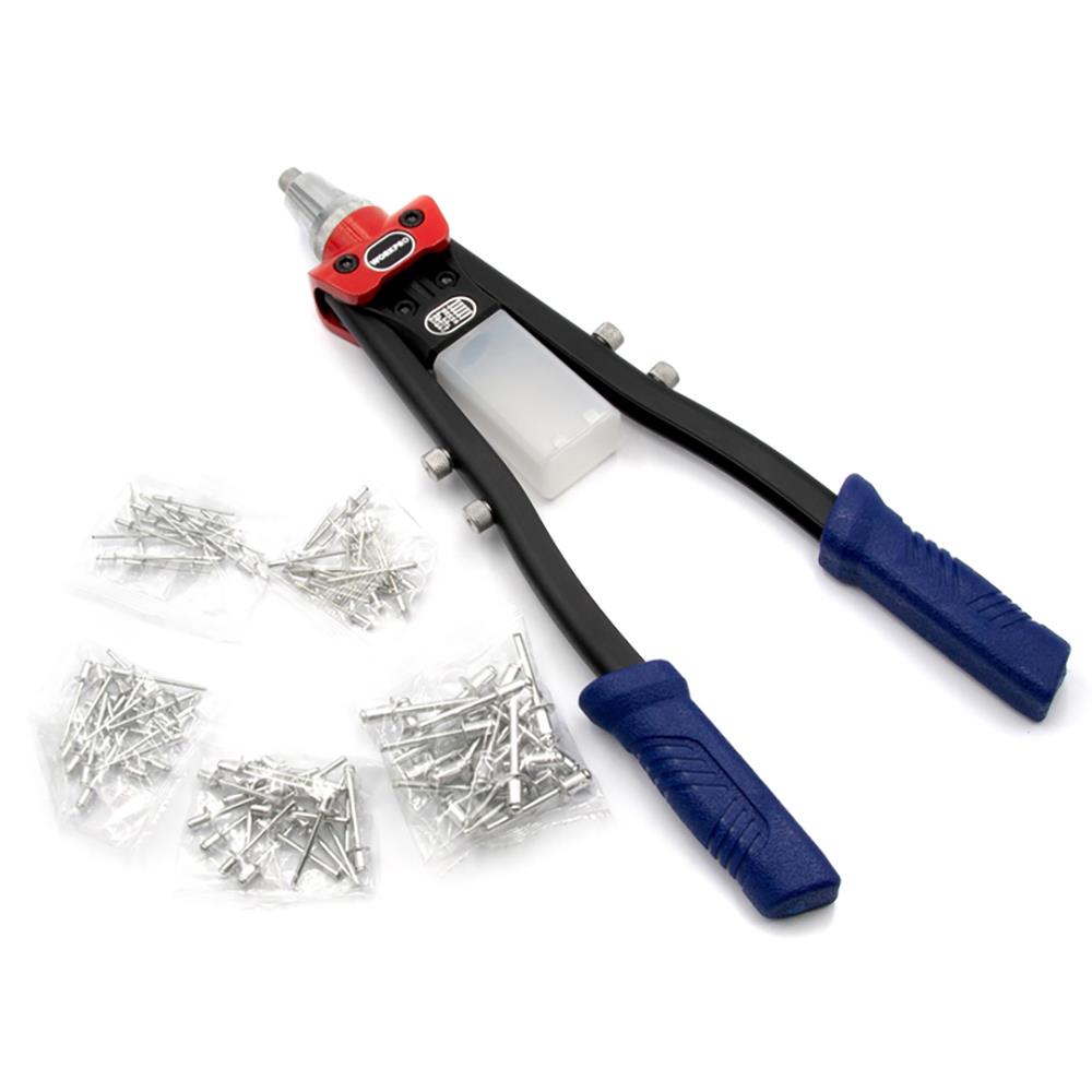 WORKPRO WP225001 5 IN 1 400mm Kollu Profesyonel Perçin Tabancası + 100 Adet Perçin