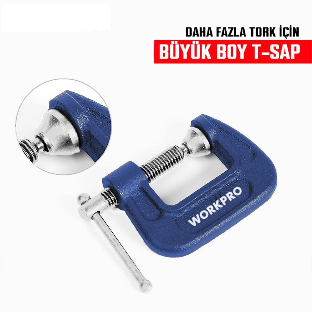 WORKPRO WP232016 25mm G Tipi İşkence