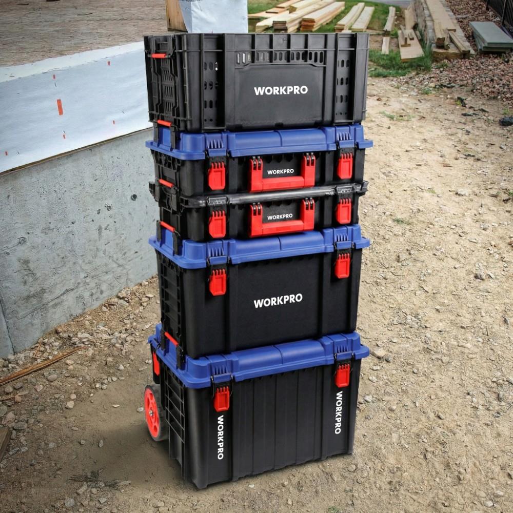WORKPRO WP283028 46Lt 55,7x32,2x25cm Üstü Açık Profesyonel Takım Çantası