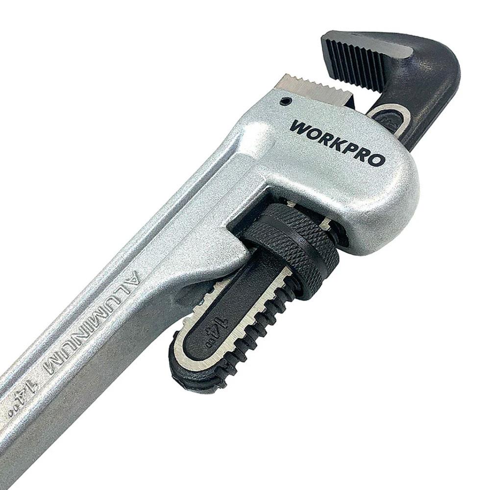 WORKPRO WP302007 350MM Alüminyum Saplı Stilson Profesyonel Boru Anahtarı