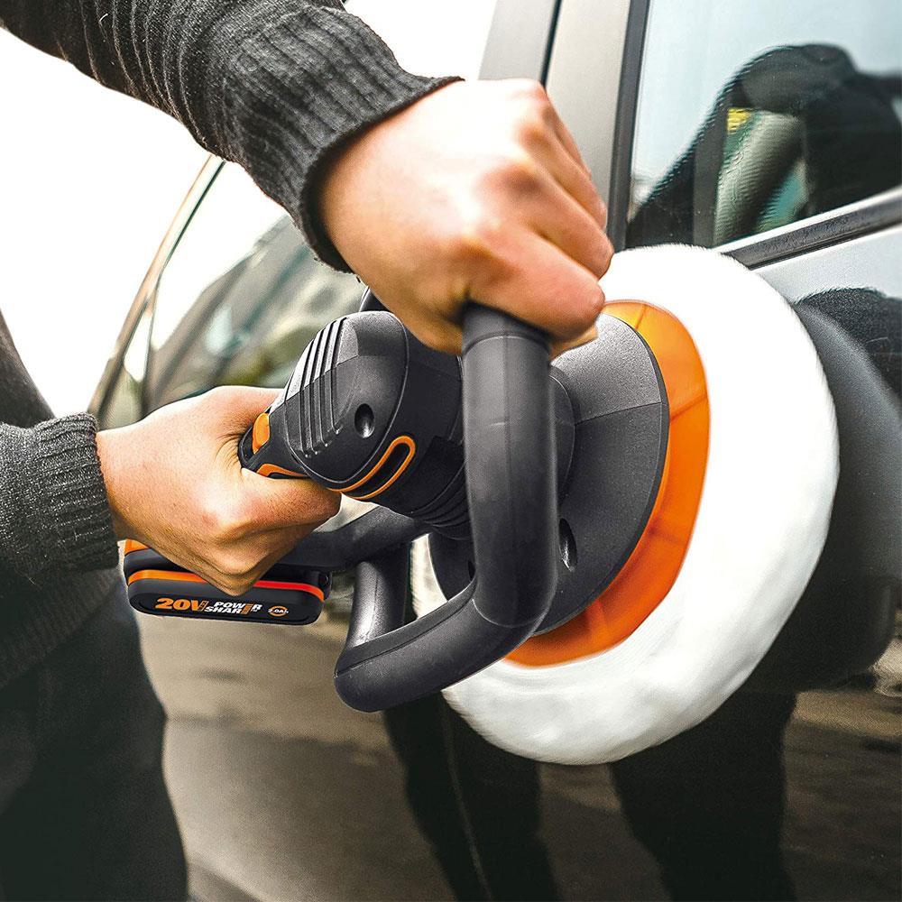 WORX WX856.9 20Volt 254MM Şarjlı Orbital Polisaj Makinesi (Akü Dahil Değildir)