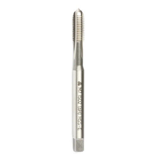 Makina Takım HSS-E DIN 371/C Metrik Normal Vidalı Düz Kanallı Makina Kılavuzu M12
