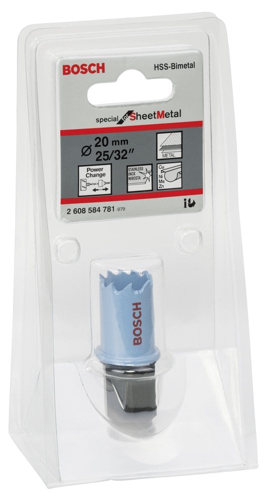 Bosch Special Serisi Metal Ve Inox Malzemeler için Delik Açma Testeresi 20 mm
