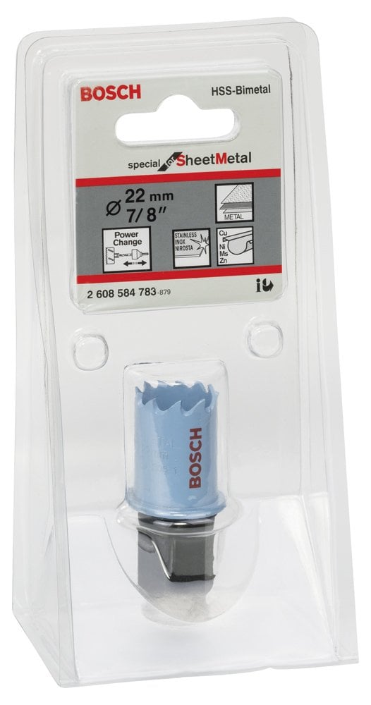 Bosch Special Serisi Metal Ve Inox Malzemeler için Delik Açma Testeresi 22 mm
