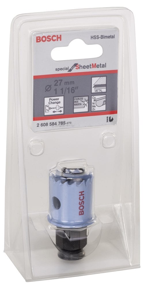 Bosch Special Serisi Metal Ve Inox Malzemeler için Delik Açma Testeresi 27 mm