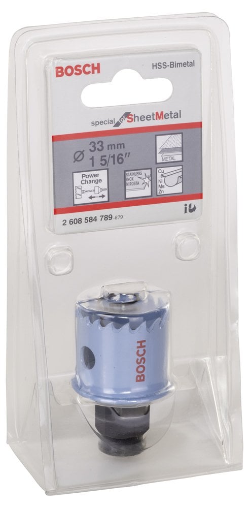 Bosch Special Serisi Metal Ve Inox Malzemeler için Delik Açma Testeresi 33 mm