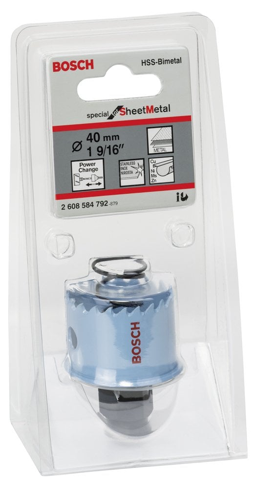 Bosch Special Serisi Metal Ve Inox Malzemeler için Delik Açma Testeresi 40 mm