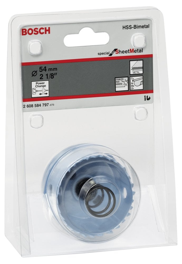 Bosch Special Serisi Metal Ve Inox Malzemeler için Delik Açma Testeresi 54 mm