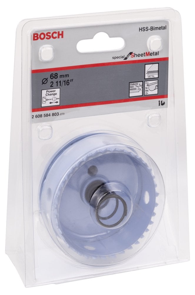 Bosch Special Serisi Metal Ve Inox Malzemeler için Delik Açma Testeresi 68 mm