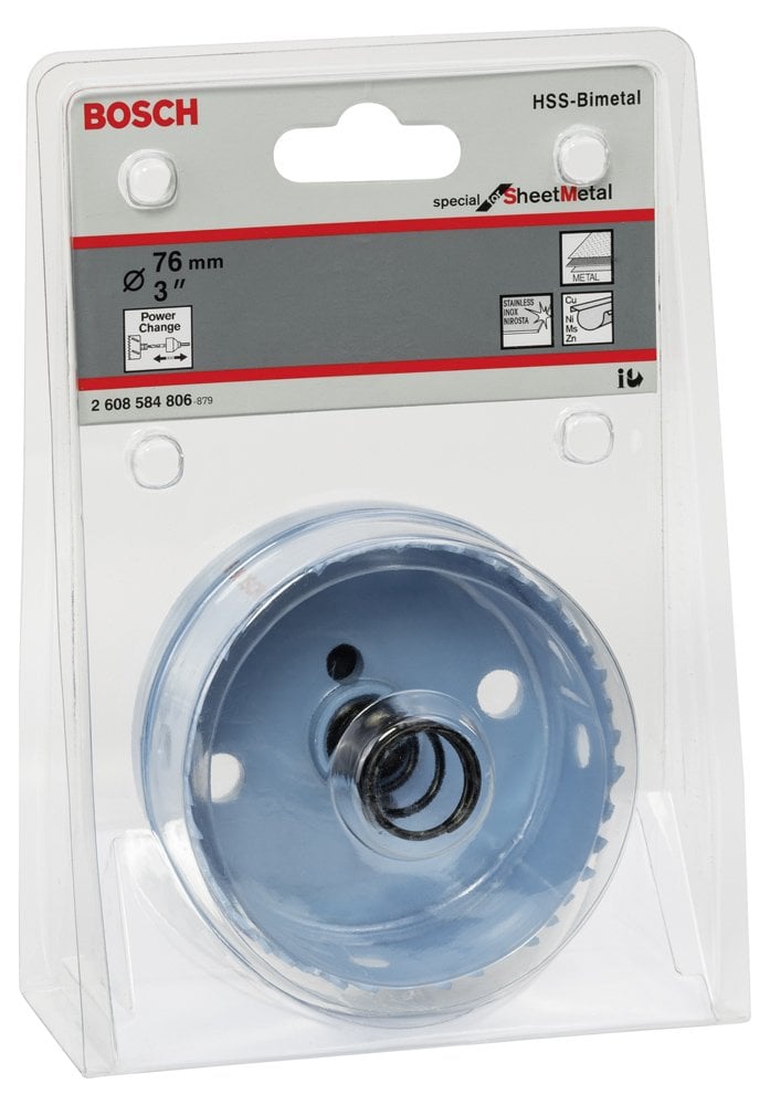 Bosch Special Serisi Metal Ve Inox Malzemeler için Delik Açma Testeresi 76 mm