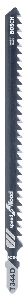Bosch Hızlı Kesim Serisi Ahşap İçin T 344 D Dekupaj Testeresi Bıçağı - 5’Li Paket