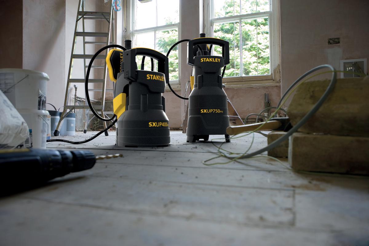 Stanley SXUP400PCE 400 W Temiz Su Dalgıç Pompa