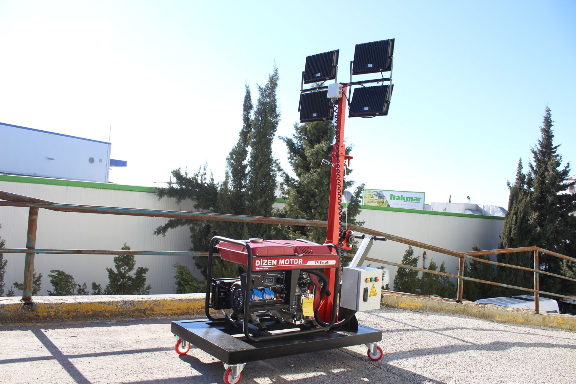 Dizen Motor ZUMRA-01 150W x 4 Led Aydınlatma Kulesi